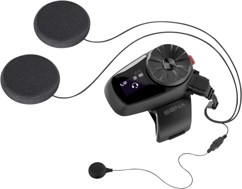 SENA 5S Communication System - Single 5S-10- with Bluetooth 5.0, HD Speakers, and Advanced Noise Control