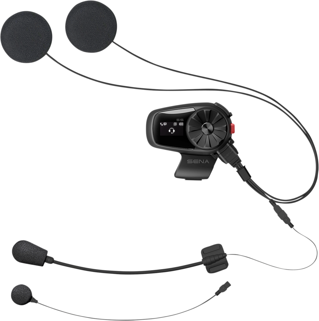 SENA 5S Dual Pack Motorcycle Communication System with Bluetooth 5.0 and HD Speakers