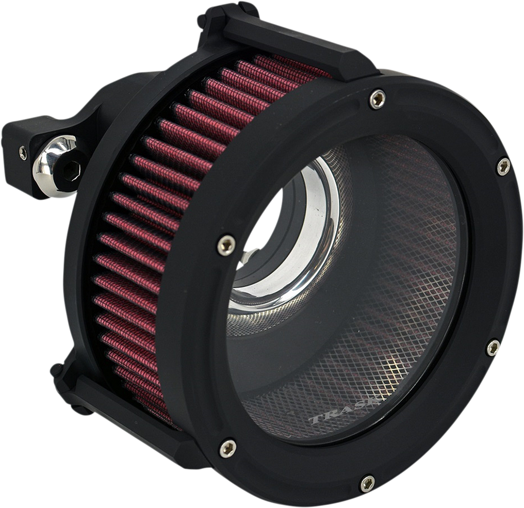 TRASK Assault Charge High-Flow Air Cleaner with Flat Black Finish – Part TM-1022-BK