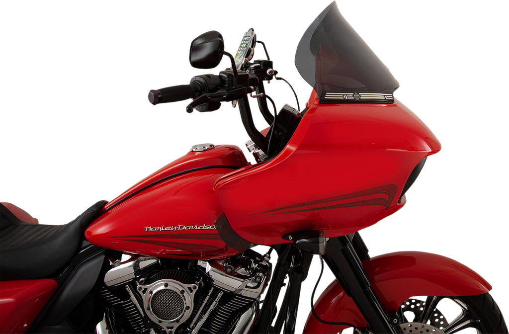 Klock Werks Pro-Touring Flare Dark Smoke Windshield for 2015-2025 FLTR, KWW-01-0328
