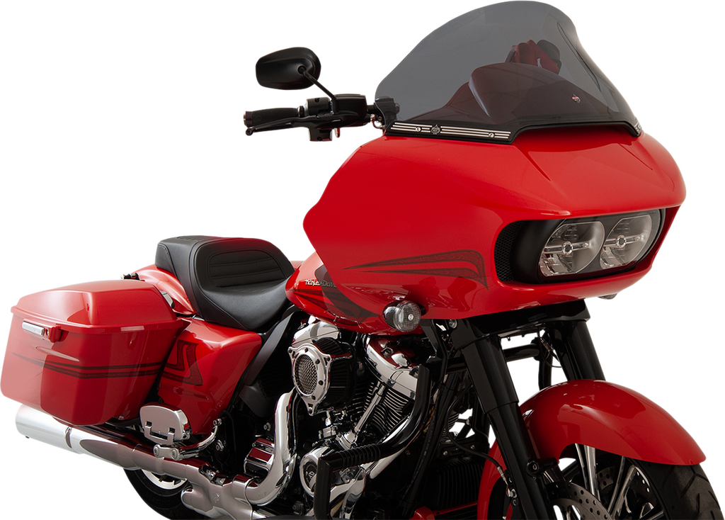 Klock Werks Pro-Touring Flare Dark Smoke Windshield for 2015-2025 FLTR, KWW-01-0328