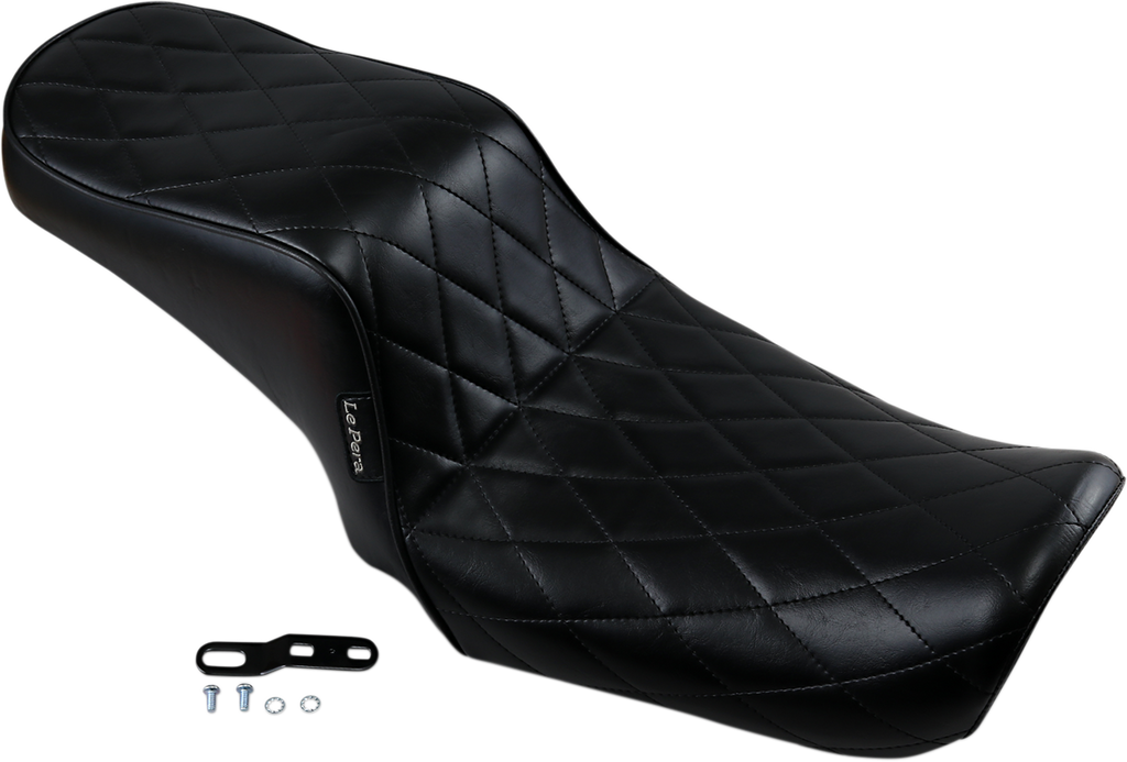 LE PERA Cherokee Seat - Diamond Pleated Black - FL/FX 2006-2017 LK-021DM