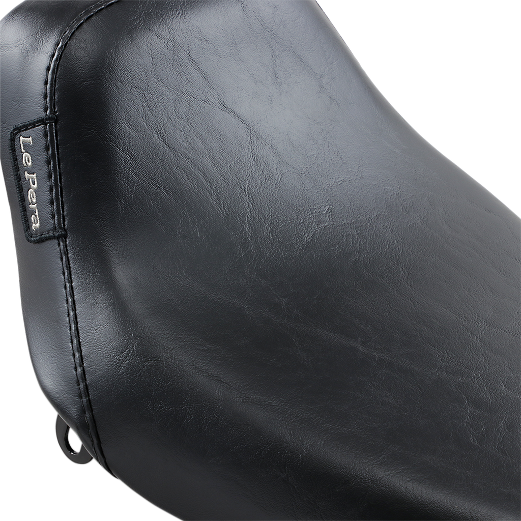 LE PERA Bare Bones Solo Seat - Smooth Black - FX/FL '64-'84 LN-002 - Team Dream Rides