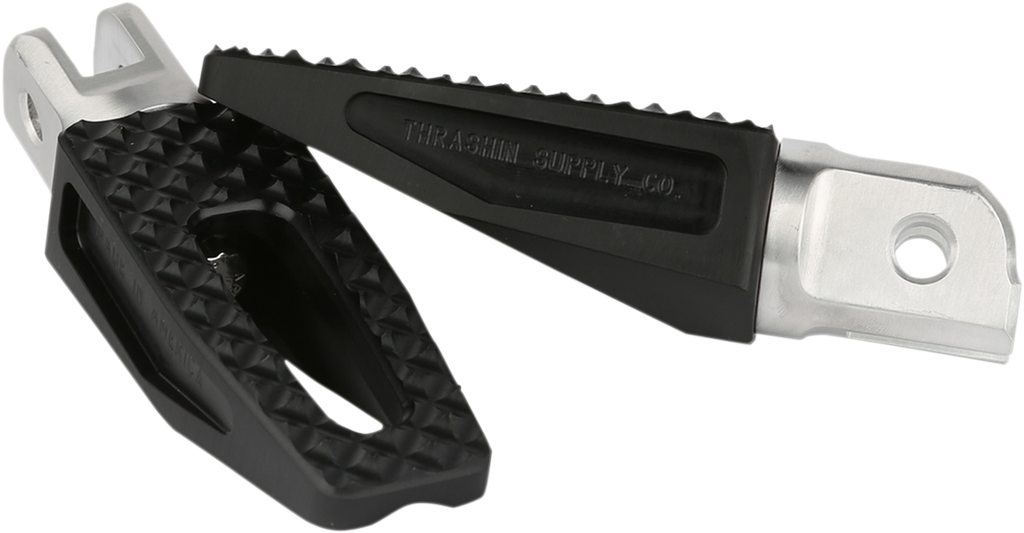 THRASHIN SUPPLY CO. Front P-54 Slim Foot Pegs - Black TSC-2028-1