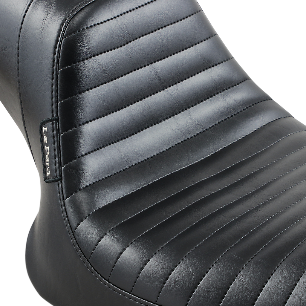 LE PERA Daytona Sport Seat - Pleated Black - FXR '82-'00 L-541PT - Team Dream Rides