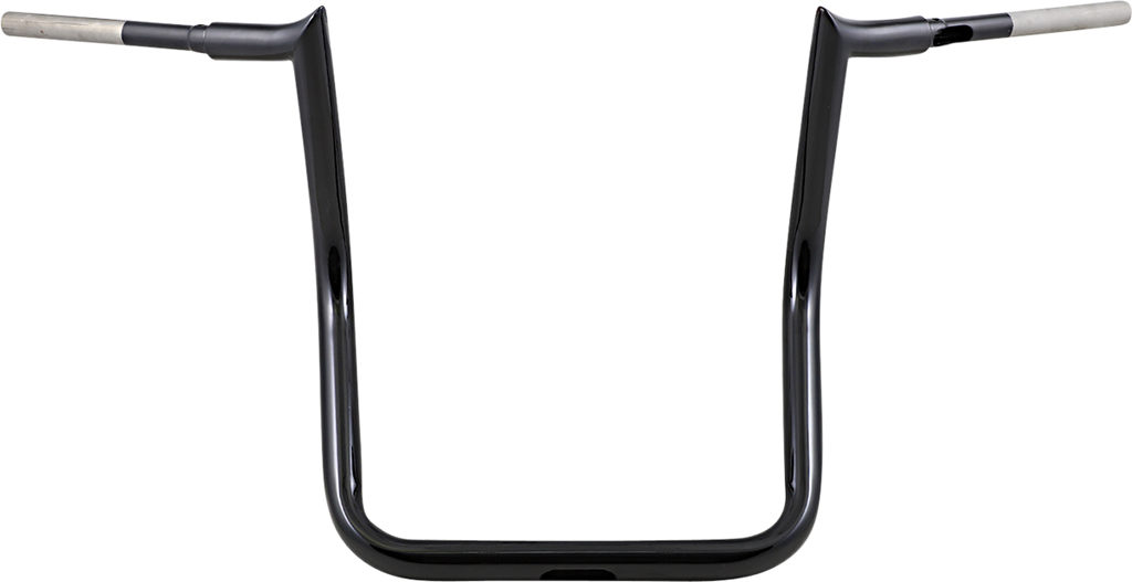 TRASK Bro Bar - Black TM-2093BK | Durable Motorcycle Handlebar with Knurling and Wiring Holes