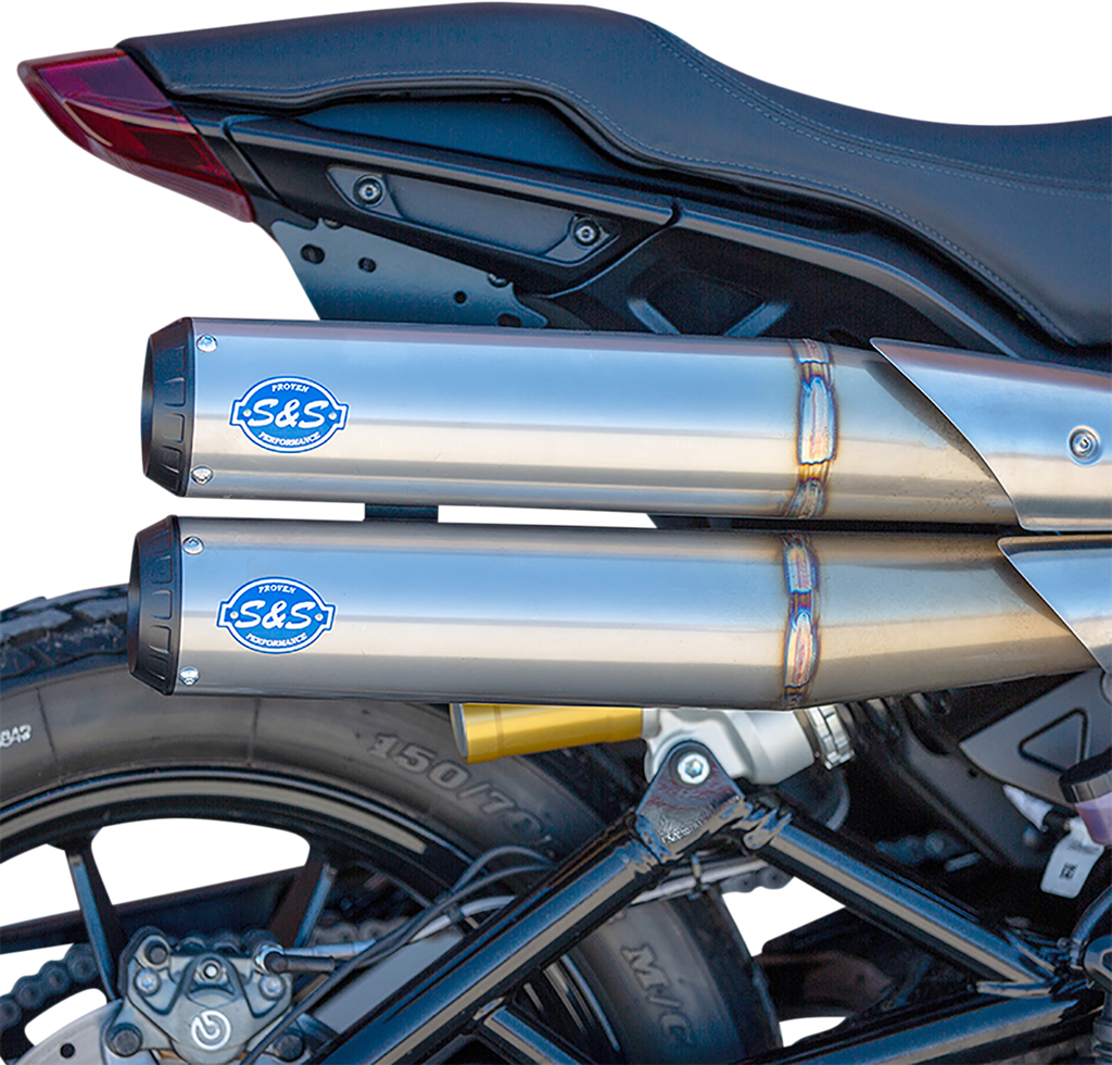 S&S CYCLE Grand National 2:2 50 State Exhaust - Stainless Steel 550-0950B - Team Dream Rides