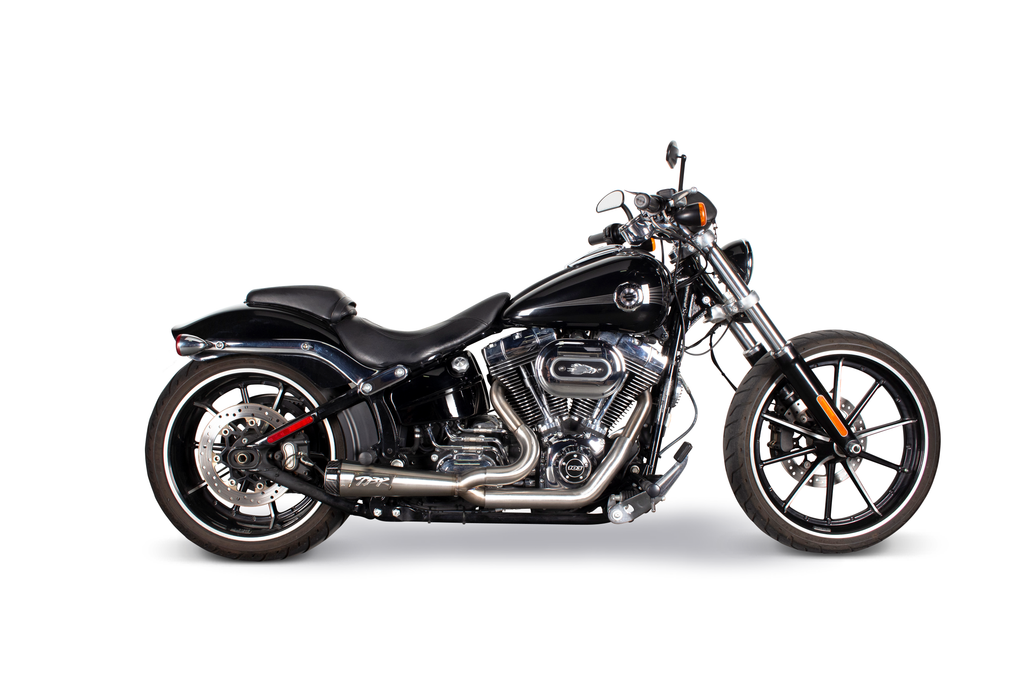 TBR Comp S 2-1 Tc Softail Exhaust with Black Endcap - Part 005-5210199