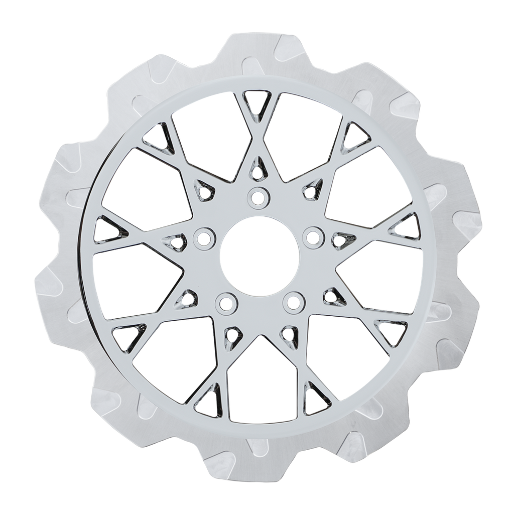 Oversized 13" Crown Cut Front Rotors - Team Dream Rides