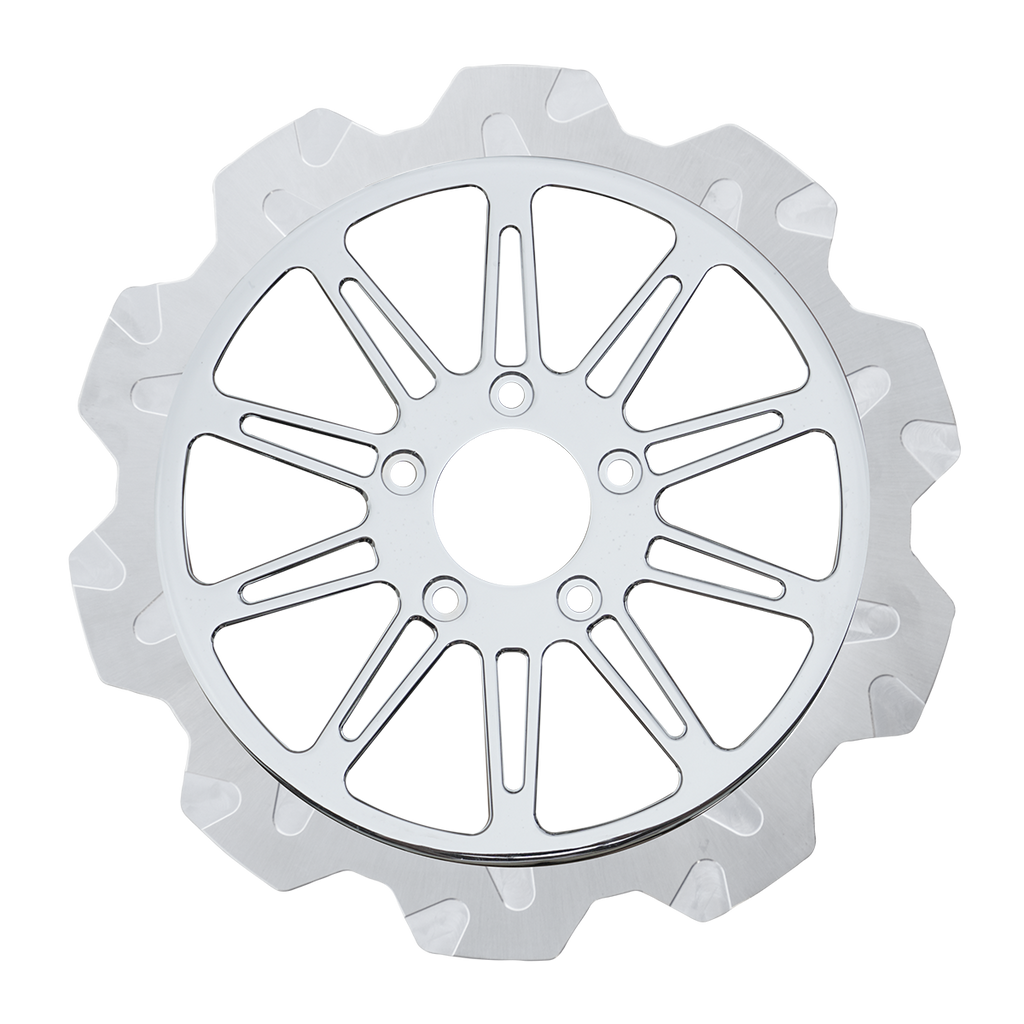 Oversized 13" Crown Cut Front Rotors - Team Dream Rides