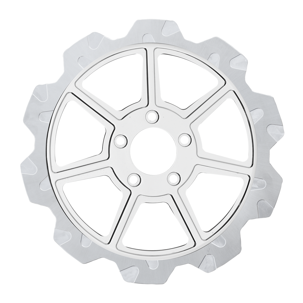 Oversized 13" Crown Cut Front Rotors - Team Dream Rides