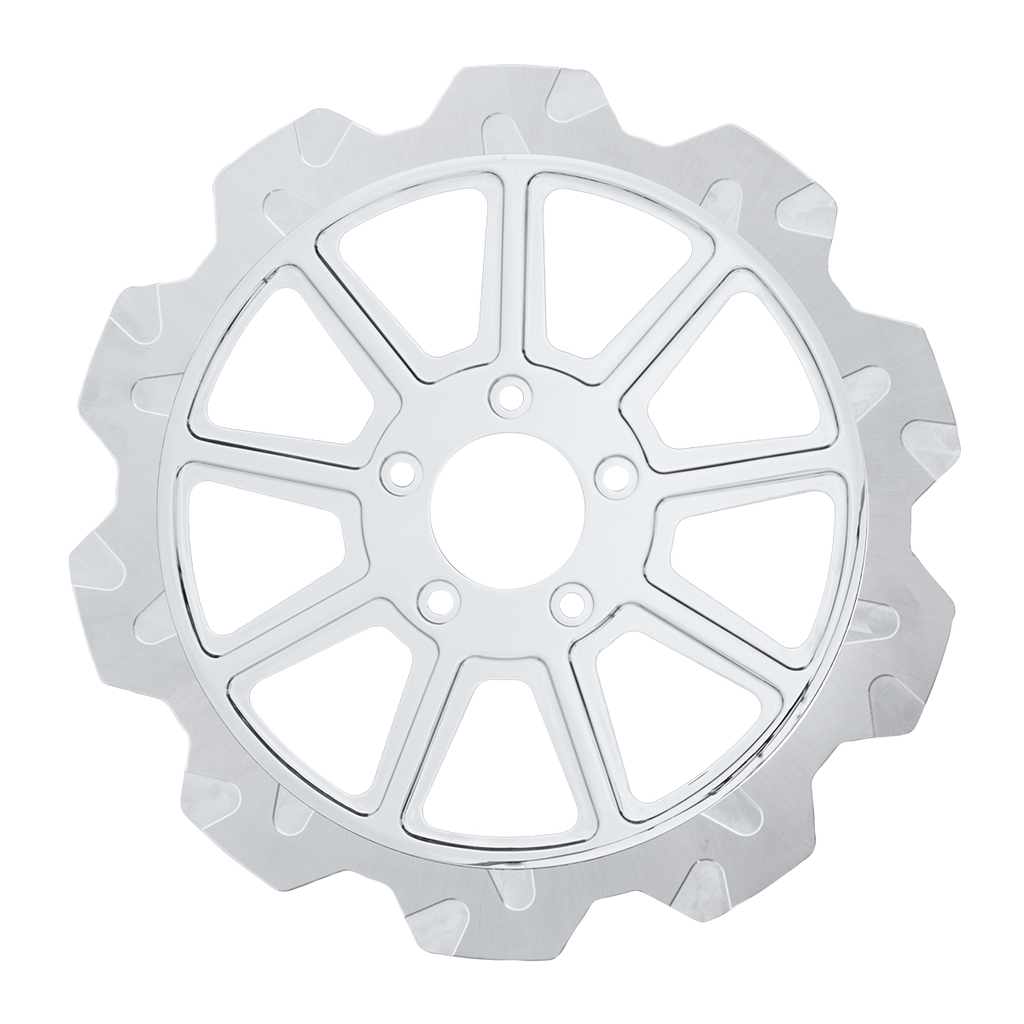 Oversized 13" Crown Cut Front Rotors - Team Dream Rides