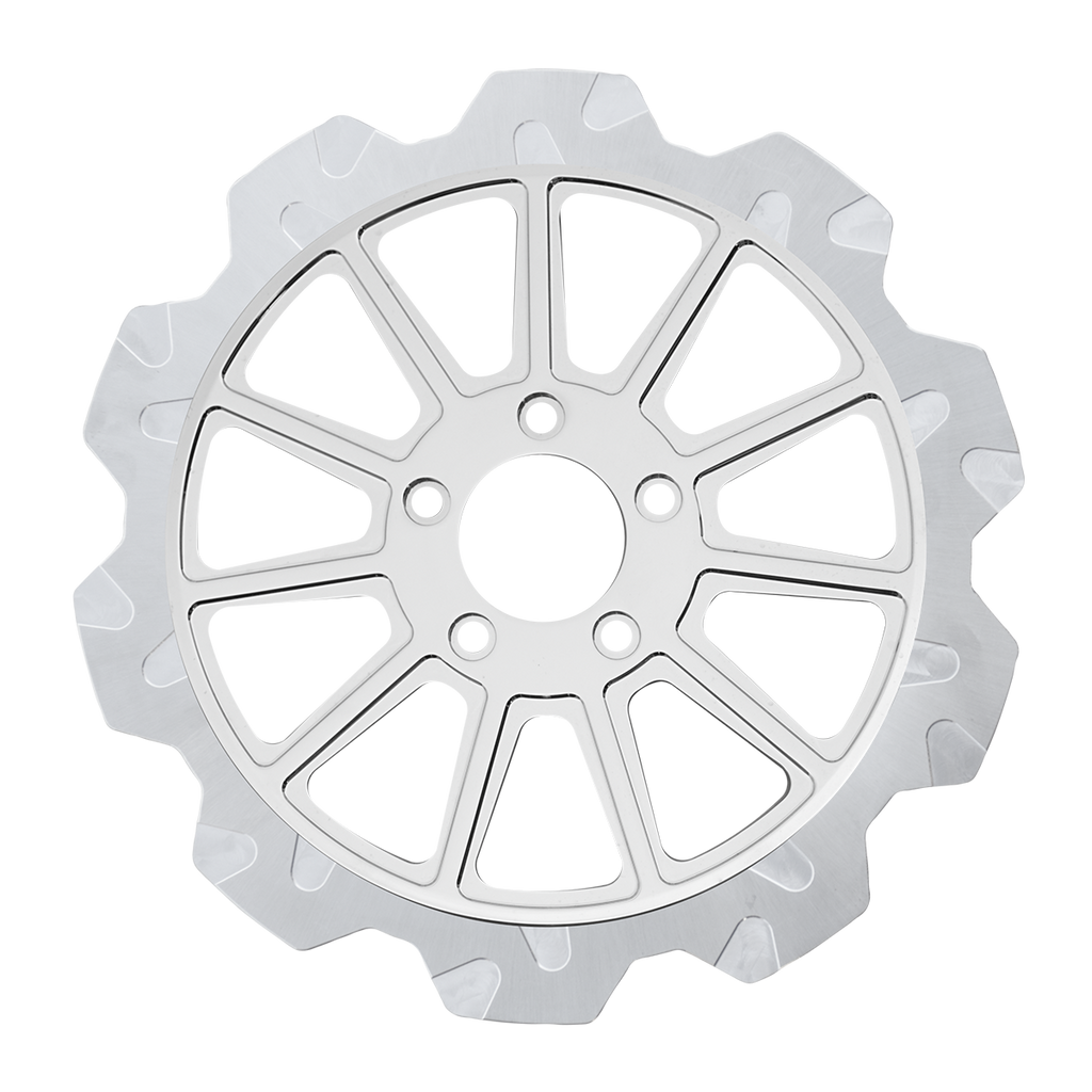 Oversized 13" Crown Cut Front Rotors - Team Dream Rides