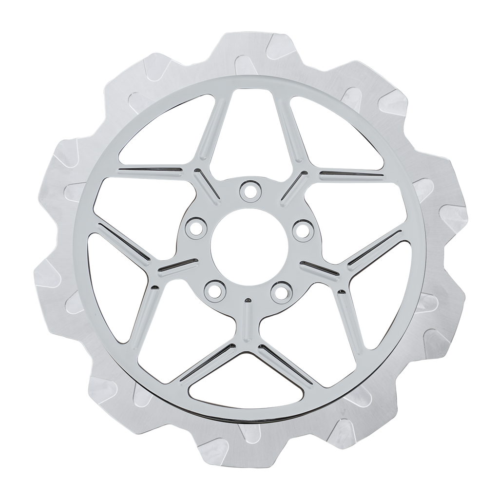 Oversized 13" Crown Cut Front Rotors - Team Dream Rides