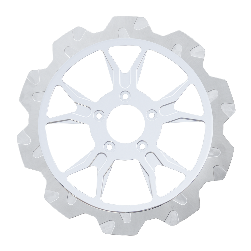 Oversized 13" Crown Cut Front Rotors - Team Dream Rides