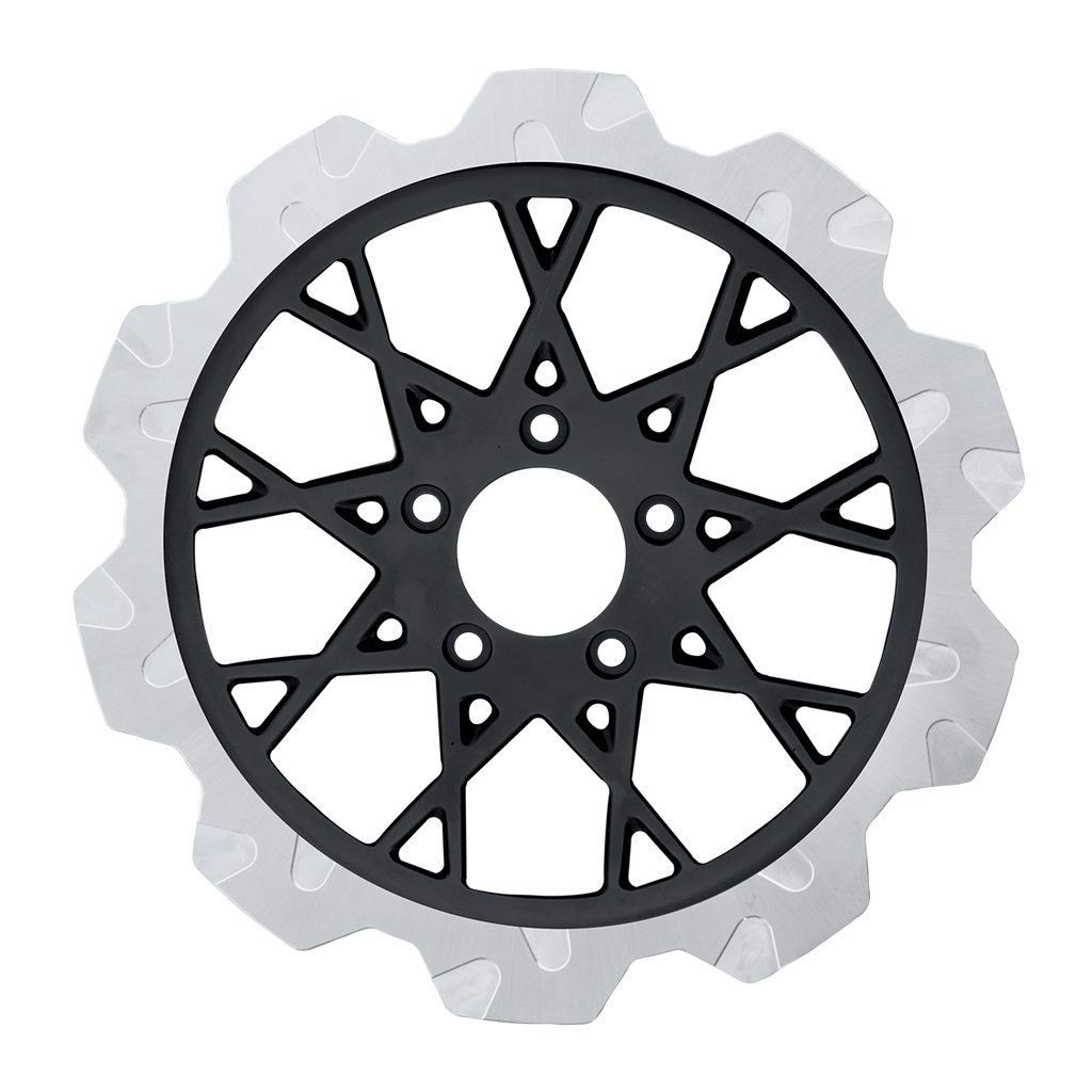 Oversized 13" Crown Cut Front Rotors - Team Dream Rides