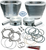 S&S Cycle Cylinder & Piston Replacement Kit for S&S 106" Stroker Kit - Silver 910-0199