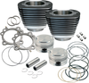 S&S Cycle 95" Big Bore Cylinder Kit, Wrinkle Black, Twin Cam – 910-0204