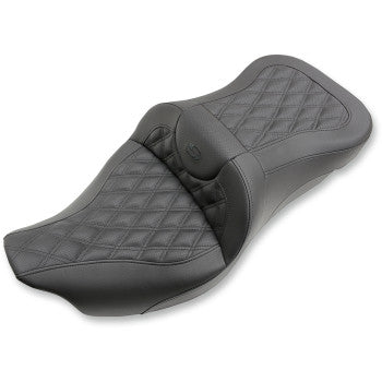 SADDLEMEN Extended Reach Roadsofa™ Seat - Lattice Stitched - without Backrest - '08-'23 FL - Team Dream Rides