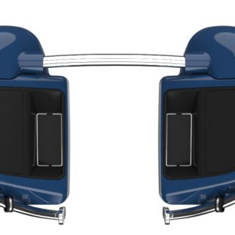 Advanblack RUSHMORE LOWER VENTED FAIRINGS FOR HARLEY DAVIDSON 2014+ TOURING - Billiard Blue - Team Dream Rides