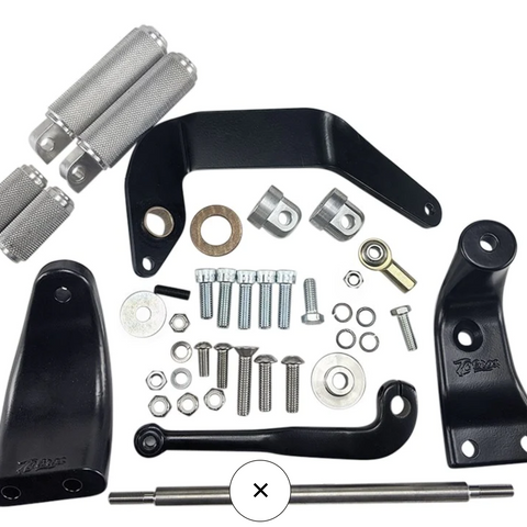 TC BROS. DYNA MID CONTROLS KIT FITS 1991-2017 with Pegs - Team Dream Rides