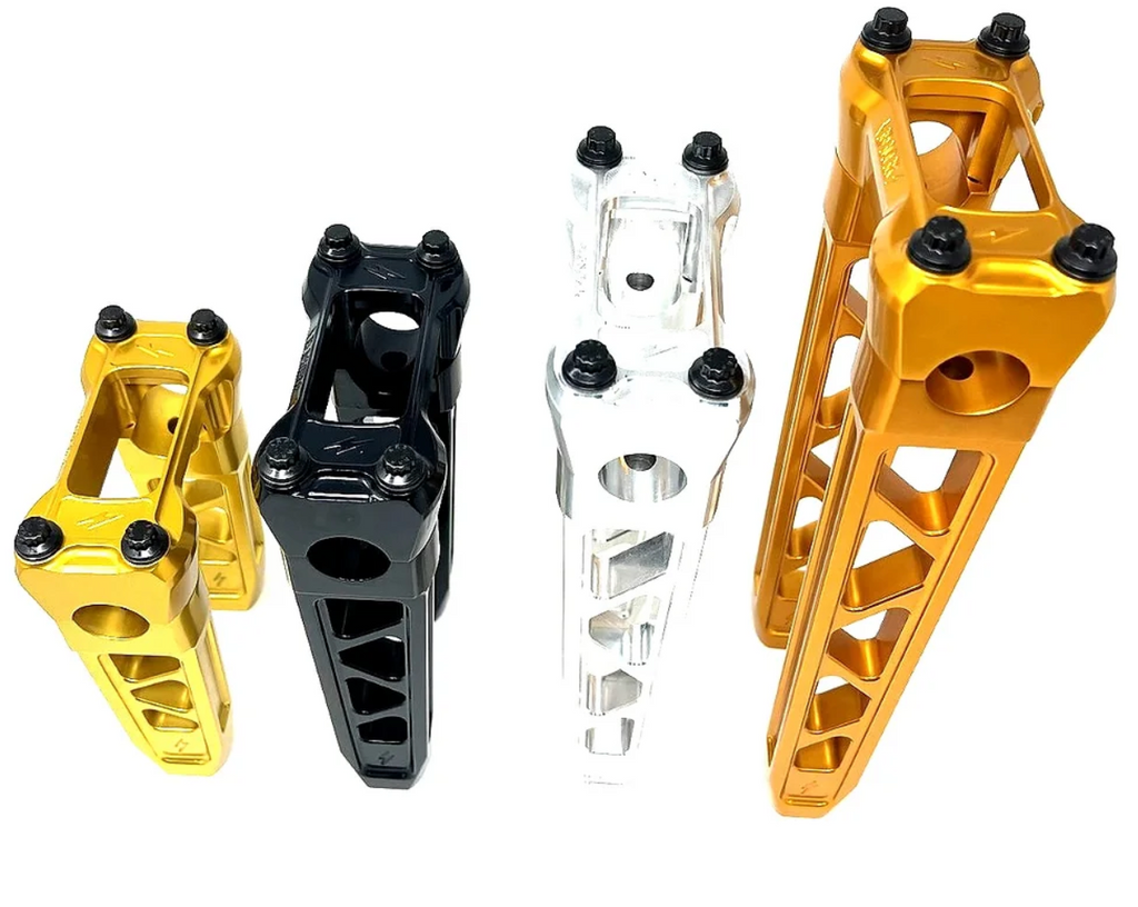 Boosted Brad DMR HUD DESTROYER PULLBACK RISERS -Black 10" - Team Dream Rides