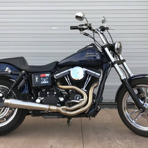 THRASHIN SUPPLY CO. THRASHIN Anti-Reversion Exhaust System - Dyna Dog Ball - Tapered End Cap - Team Dream Rides