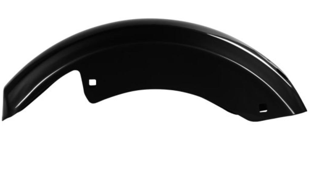 HogWorkz Vivid Black Chopped Hardline Rear Fender for Harley Touring 14-25 - Vivid Black - Team Dream Rides