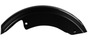 HogWorkz Vivid Black Chopped Hardline Rear Fender for Harley Touring 14-25 - Vivid Black - Team Dream Rides