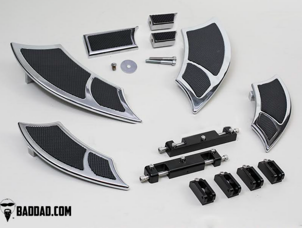 Bad Dad Floorboard Kit: 992 Boards with Passenger Boards - Single Shift - Team Dream Rides