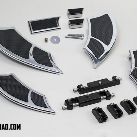 Bad Dad Floorboard Kit: 992 Boards with Passenger Boards - Single Shift - Team Dream Rides