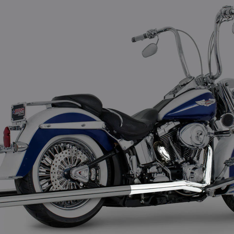 FREEDOM PERFORMANCE HARLEY SOFTAIL CLASSIC TRUE-DUAL HEADERS ONLY - Chrome - Team Dream Rides