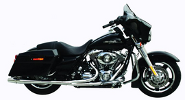 THUNDERHEADER 1054S – 2007 – 2008 Touring – 2-INTO-1 Standard Length (Right Side Only) – Includes Full Coverage Heat Shields. 18mm O2 Sensors – Chrome - Team Dream Rides