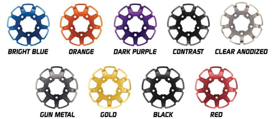 GBrakes Custom Color Brake Rotor - Front - Wave 12.5" - Team Dream Rides
