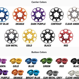 GBrakes Custom Color Brake Rotor - Front - Wave 12.5