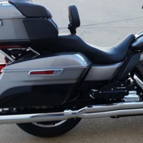 D&D 2009-2016 Harley Touring Billet Cat 2:1 Full Exhaust System Chrome with End Cap Vortex Baffle - Team Dream Rides