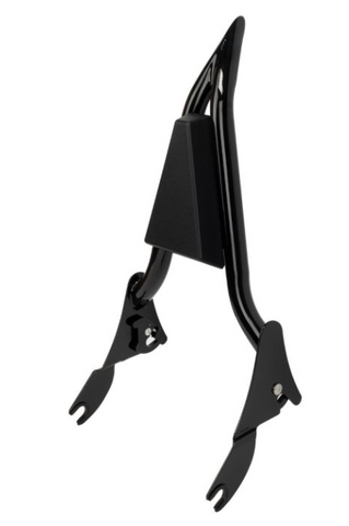 HogWorkz Black Detachable Havoc Sissy Bar Backrest for Harley® Touring '09-'25 - Team Dream Rides