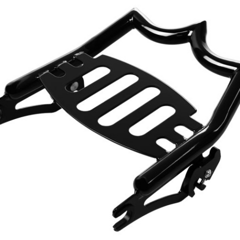 HogWorkz Black Havoc Luggage Rack for Harley® Touring '09-'25 - Team Dream Rides