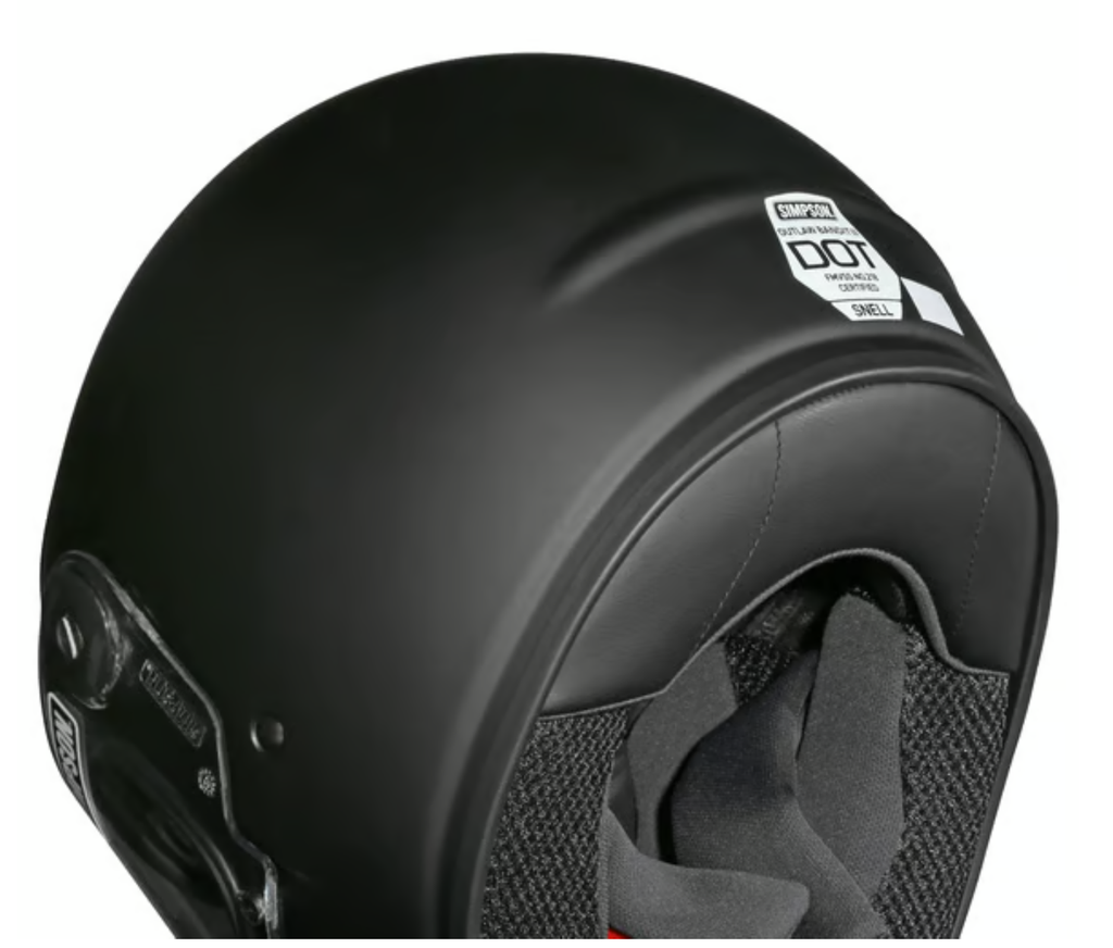 SIMPSON MOTORCYCLE OUTLAW BANDIT 3 HELMET - Flat Black - Team Dream Rides