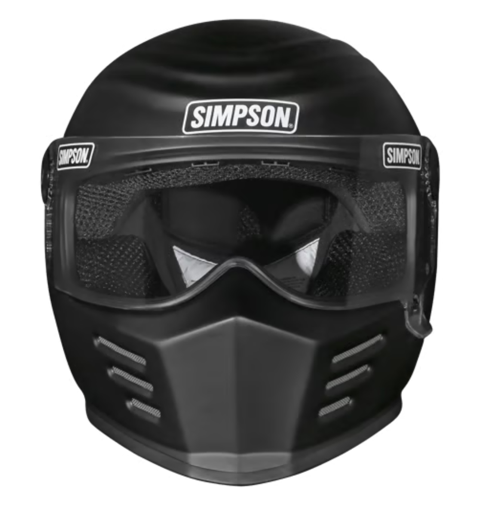SIMPSON MOTORCYCLE OUTLAW BANDIT 3 HELMET - Flat Black - Team Dream Rides