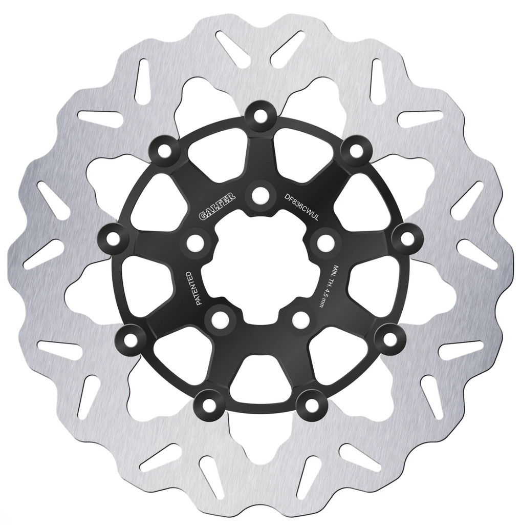 GBRAKES 11.8" Standard Floating Wave Rotor - Right Rear - Team Dream Rides