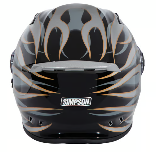 Simpson Motorcycle Mod Bandit Helmet - Wildfire Silver - Team Dream Rides