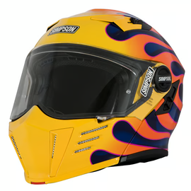 Simpson Motorcycle Mod Bandit Helmet - Wildfire Yellow - Team Dream Rides