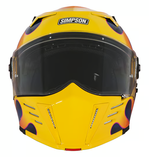 Simpson Motorcycle Mod Bandit Helmet - Wildfire Yellow - Team Dream Rides