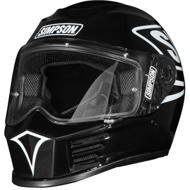 Simpson Motorcycle Speed Bandit Helmet - 12 O'Clock Black - Team Dream Rides