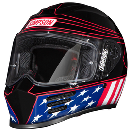 Simpson Motorcycle Speed Bandit Helmet - Americana Classic - Team Dream Rides