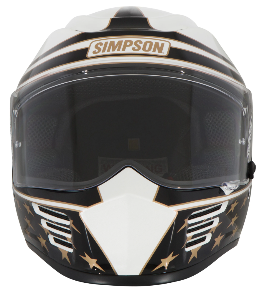 Simpson Motorcycle Speed Bandit Helmet - Americana Gold - Team Dream Rides