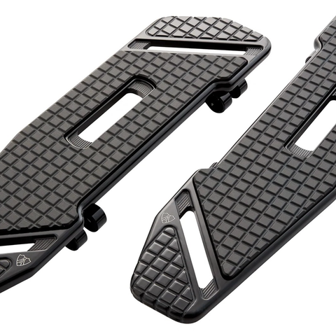 Arlen Ness Speedliner Driver Floorboards For Harley 1984-2026 - Black - Team Dream Rides