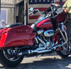 D&D 2017-2024 M8 Harley Touring Bob Cat 2:1 Full Exhaust System - All Chrome - Team Dream Rides