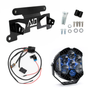 Low Rider ST "Cut In" Recessed LP6 Mount Combo Kit - Bracket & Harness with White LP6 - Blue Backlit LP6's - Team Dream Rides